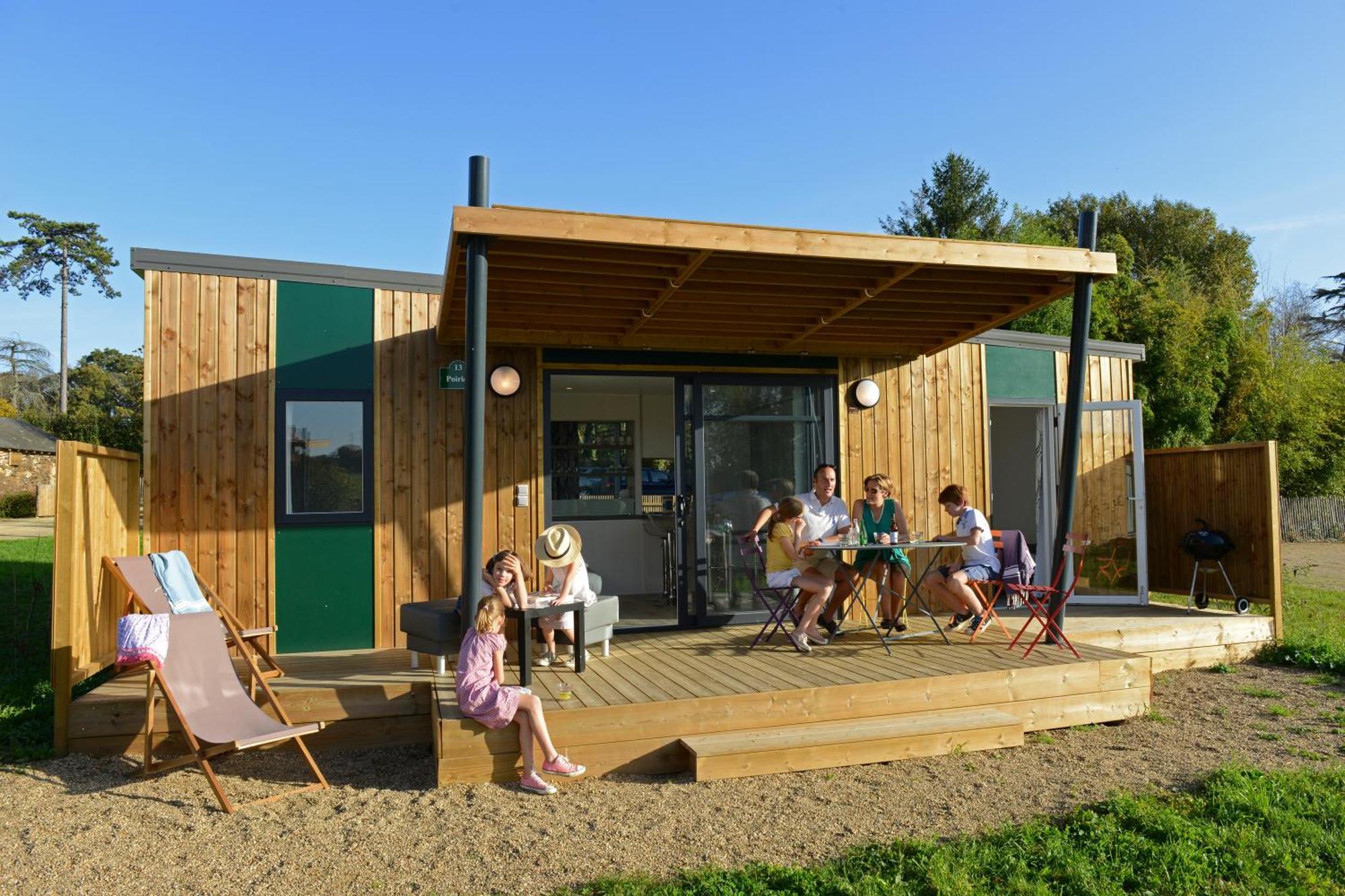 Les Roulottes & Cottages Du Moulin Chenillé-Changé Zewnętrze zdjęcie